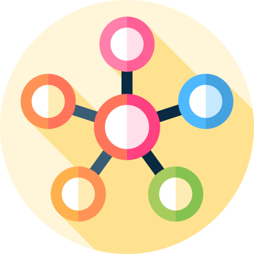 Network Flat Circular Flat icon