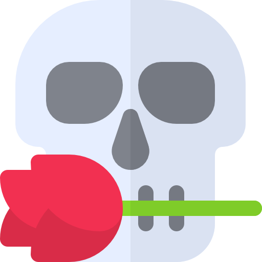 Death Basic Rounded Flat icon