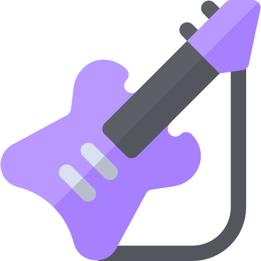 エレキギター Basic Rounded Flat icon