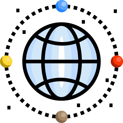 Мировой Detailed Straight Lineal color иконка