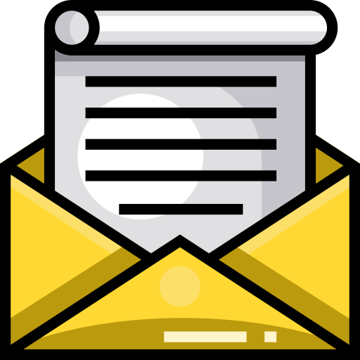 Email Detailed Straight Lineal color icon