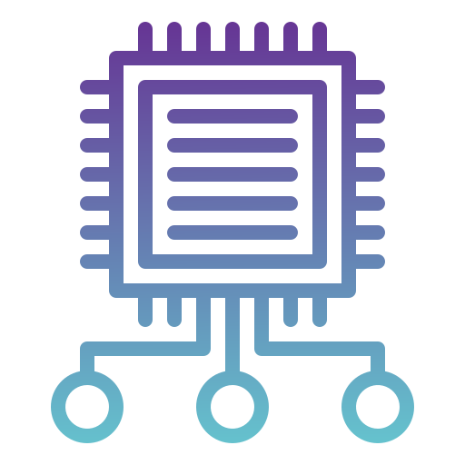 Chipset Generic Gradient icon