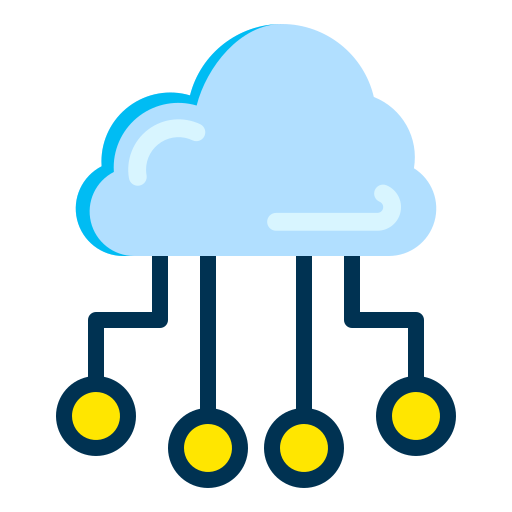 conexión a la nube Generic Flat icono