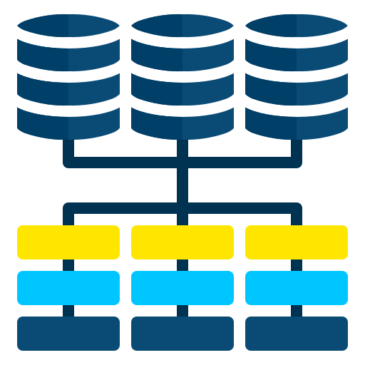 database management Generic Flat icoon