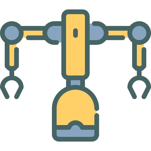 bras de robot Generic Outline Color Icône