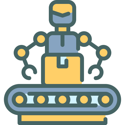 Industrial robot Generic Outline Color icon