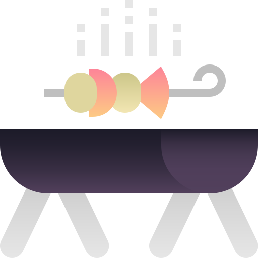 grill Pixelmeetup Flat ikona