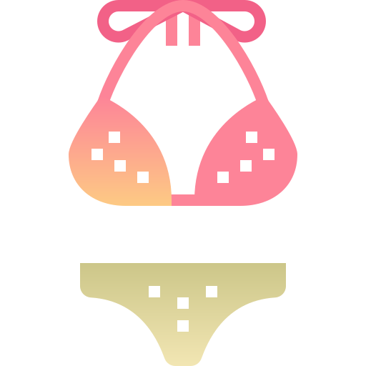 Bikini Pixelmeetup Flat icon
