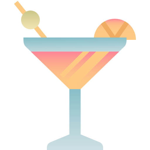 cocktail Pixelmeetup Flat icon