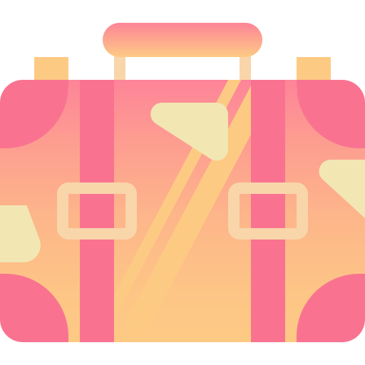 bagaż Pixelmeetup Flat ikona