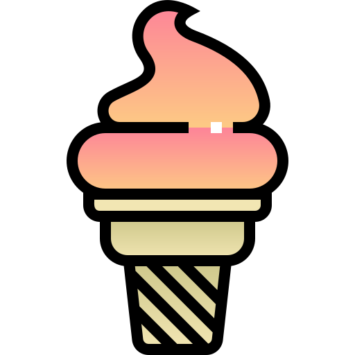 Мороженое Pixelmeetup Lineal Color иконка
