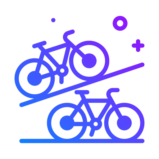 andar en bicicleta Generic Gradient icono