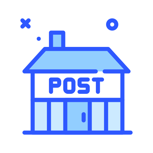 postkantoor Darius Dan Blue icoon