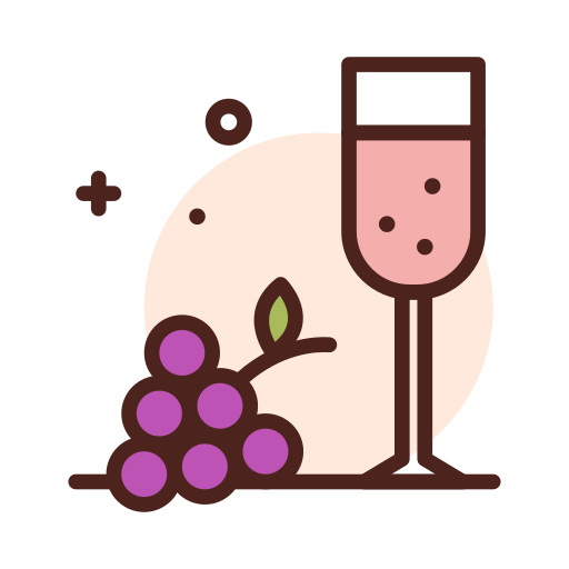 druiven Darius Dan Lineal Color icoon