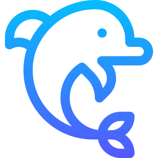 delfino Basic Gradient Lineal color icona