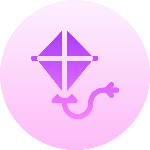 凧 Basic Gradient Circular icon