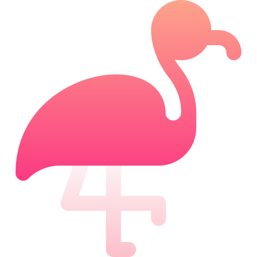 Фламинго Basic Gradient Gradient иконка