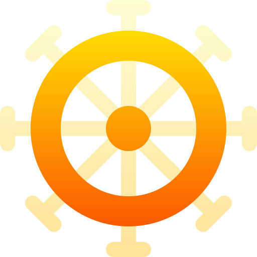 Ship wheel Basic Gradient Gradient icon