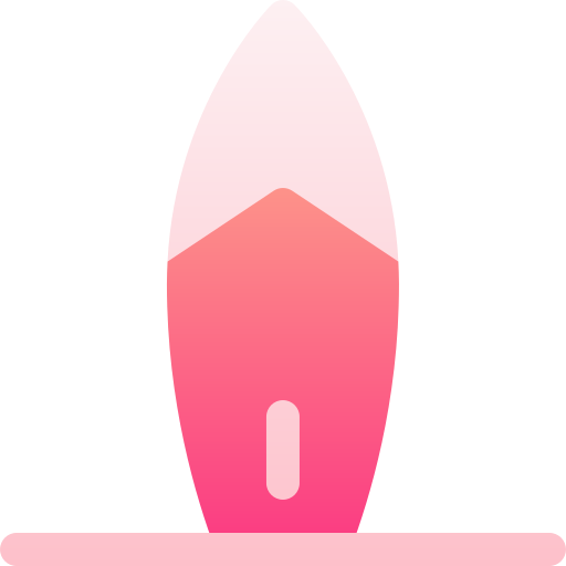 tavola da surf Basic Gradient Gradient icona
