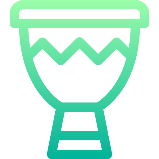 bongo Basic Gradient Lineal color icono