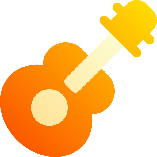ukulele Basic Gradient Gradient icona