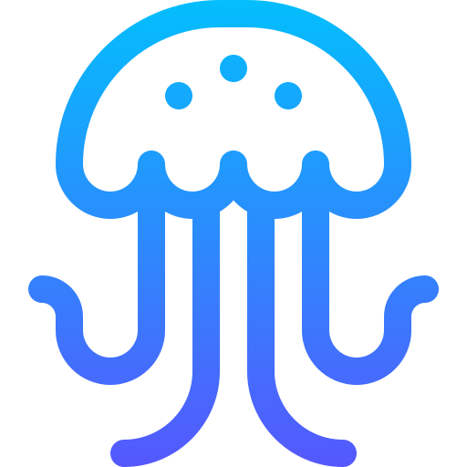Jellyfish Basic Gradient Lineal color icon