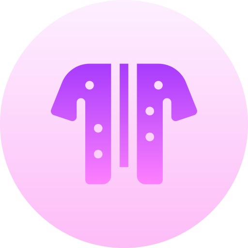 camisa hawaiana Basic Gradient Circular icono