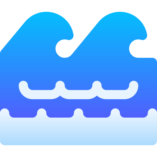 Волна Basic Gradient Gradient иконка