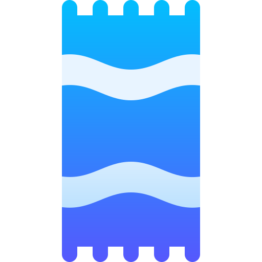 toalla de playa Basic Gradient Gradient icono