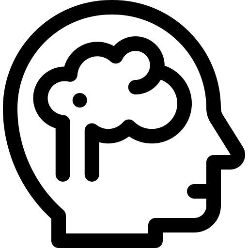 système endocrinien Basic Rounded Lineal Icône