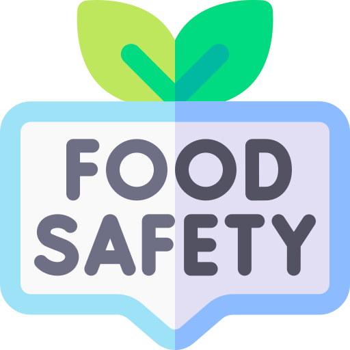 la sicurezza alimentare Basic Rounded Flat icona