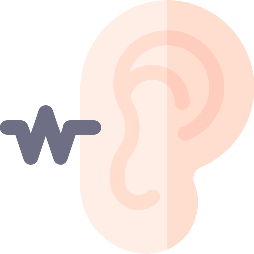 聴覚 Basic Rounded Flat icon