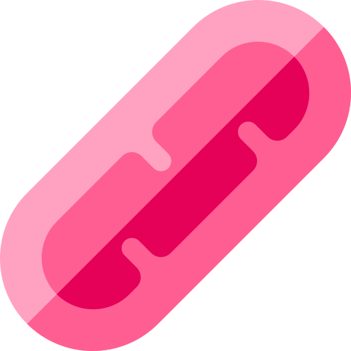 mitochondriën Basic Rounded Flat icoon