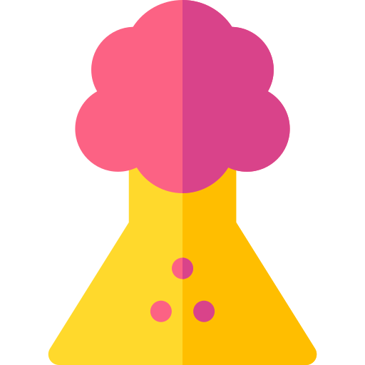 química Basic Rounded Flat Ícone