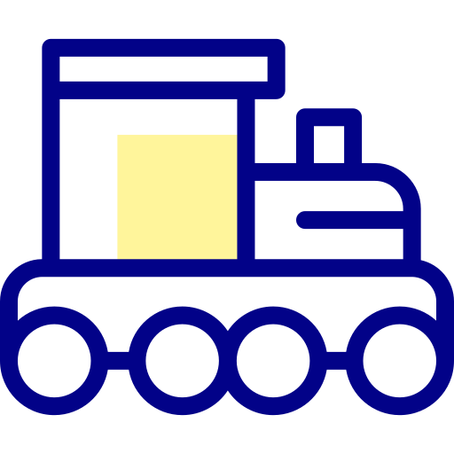 brinquedo de trem Detailed Mixed Lineal color Ícone