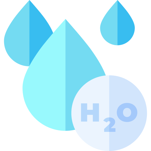 h2o Basic Straight Flat icoon