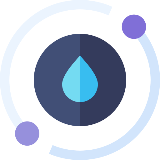 el ciclo del agua Basic Straight Flat icono