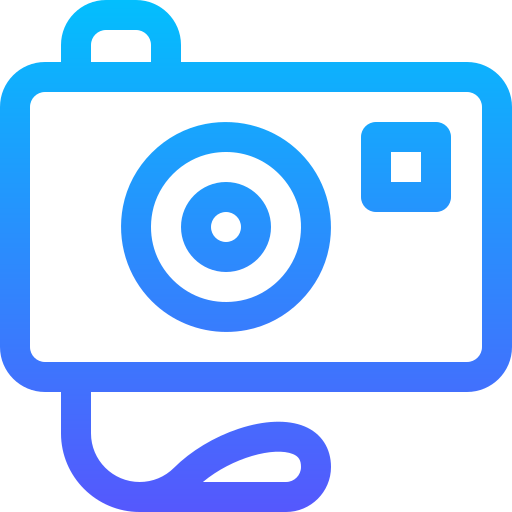 caméra Basic Gradient Lineal color Icône