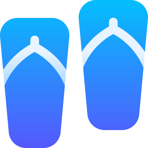 des sandales Basic Gradient Gradient Icône