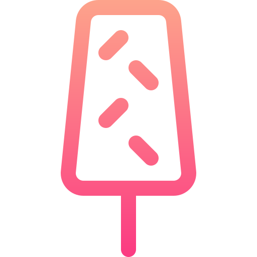 crème glacée Basic Gradient Lineal color Icône