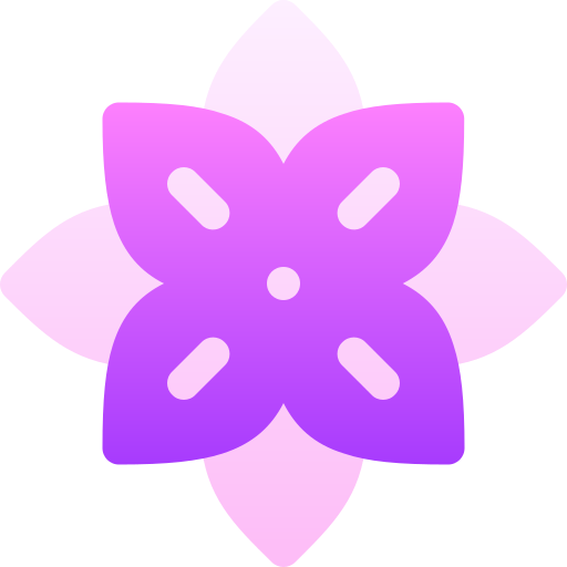 fleur Basic Gradient Gradient Icône