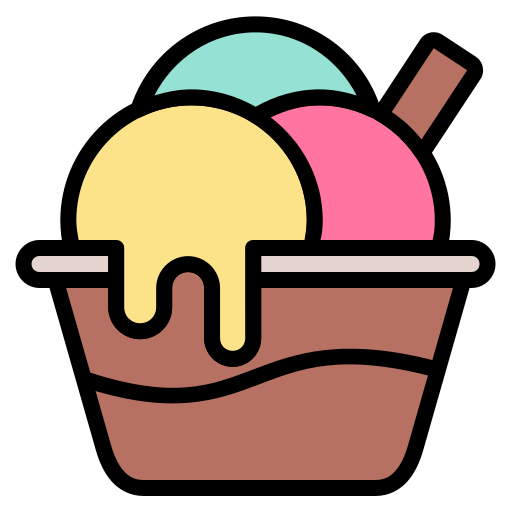 アイスクリーム Generic Outline Color icon