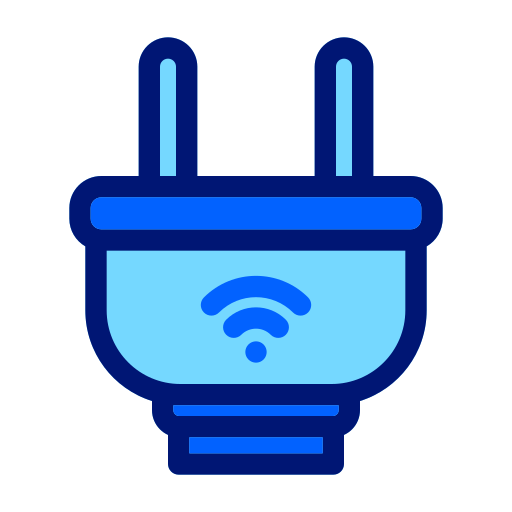 Smart plug Generic Blue icon
