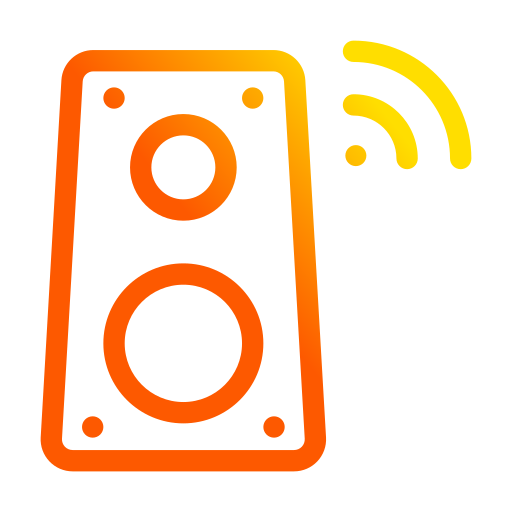systeme audio Generic Gradient Icône