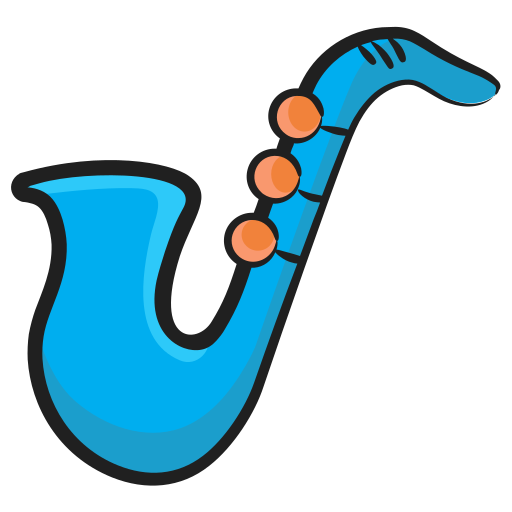 Trombone Generic Hand Drawn Color icon