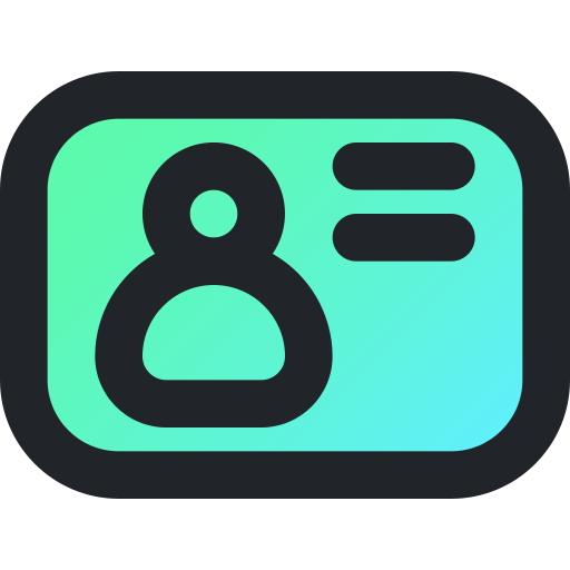 idカード Generic Lineal Color Gradient icon