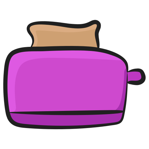 tostadora Generic Hand Drawn Color icono