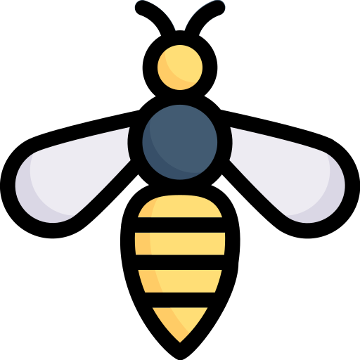 蜂 Generic Outline Color icon