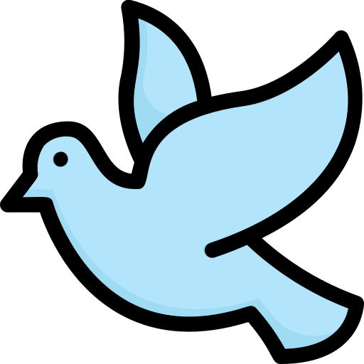 Doves Generic Outline Color icon