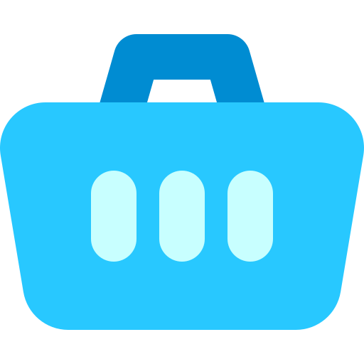 Shopping basket Generic Blue icon